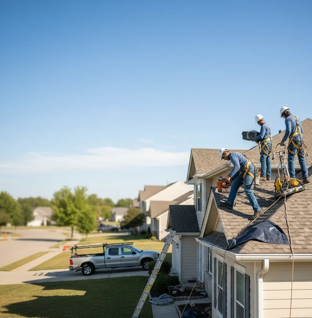 Roof Repair in Hartshorne